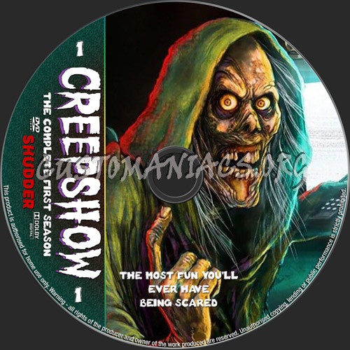 Creepshow Season 1 dvd label