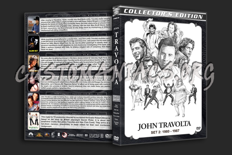 John Travolta Filmography - Set 2 (1980-1987) dvd cover