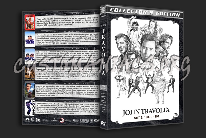 John Travolta Filmography - Set 3 (1989-1991) dvd cover