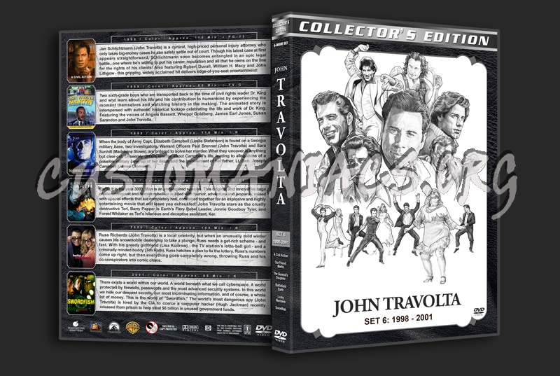 John Travolta Filmography - Set 6 (1998-2001) dvd cover
