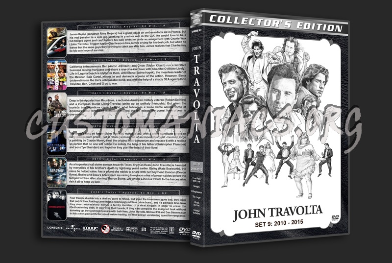 John Travolta Filmography - Set 9 (2010-2015) dvd cover