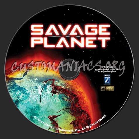 Savage Planet dvd label