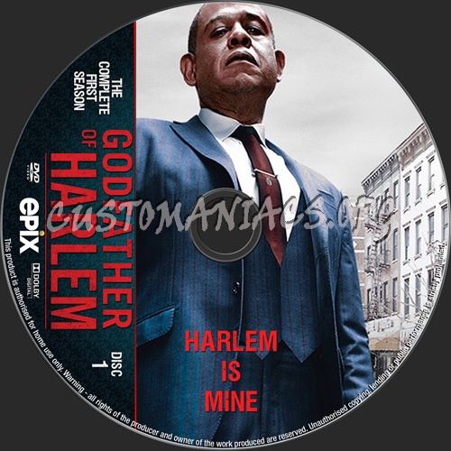 Godfather Of Harlem Season 1 dvd label