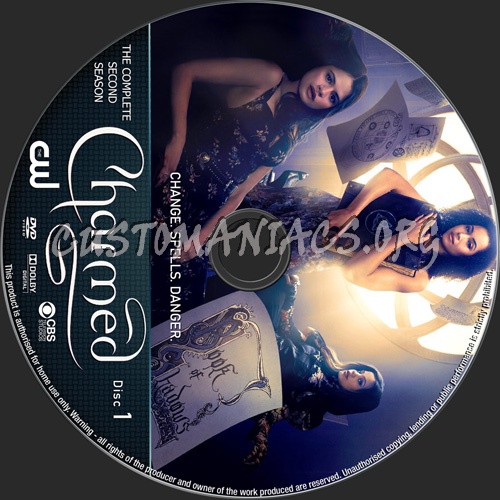 Charmed Season 2 dvd label DVD Covers Labels by Customaniacs id 259182 free download highres dvd label