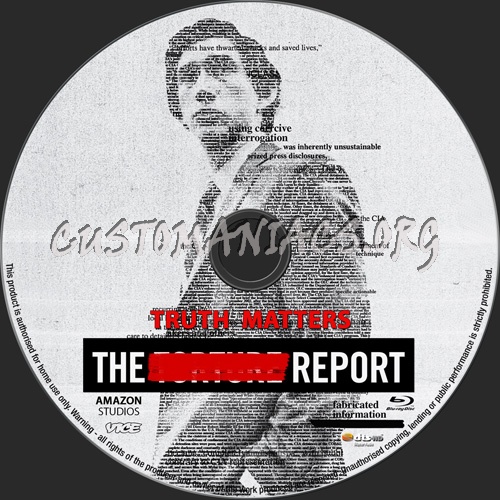 The Report blu-ray label