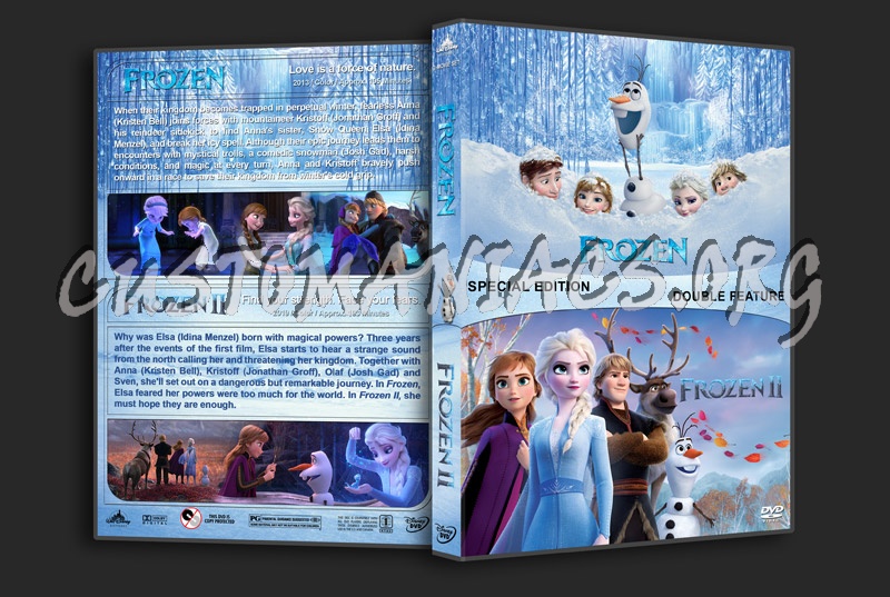 Frozen Double Feature dvd cover