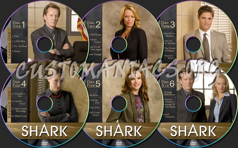 Shark dvd label