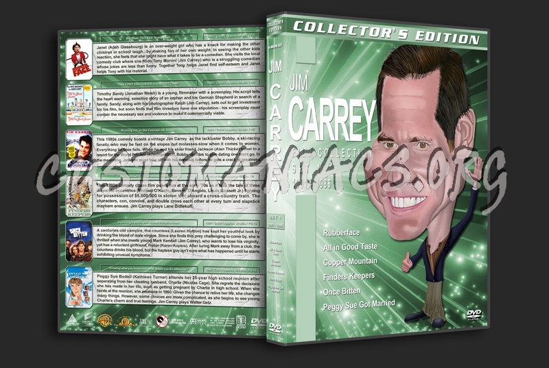 Jim Carrey Filmography - Set 1 (1981-1986) dvd cover