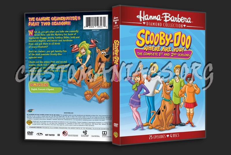 Scooby-Doo! Where are You! The Complete 1st and 2nd Season dvd cover