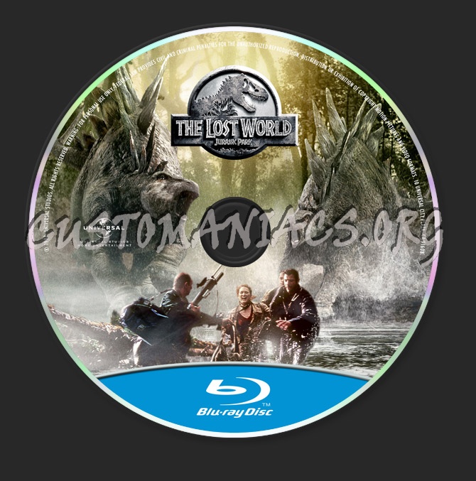 Jurassic Park - Lost World dvd label