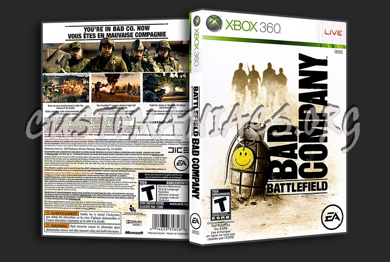 Battlefield - Bad Company dvd cover