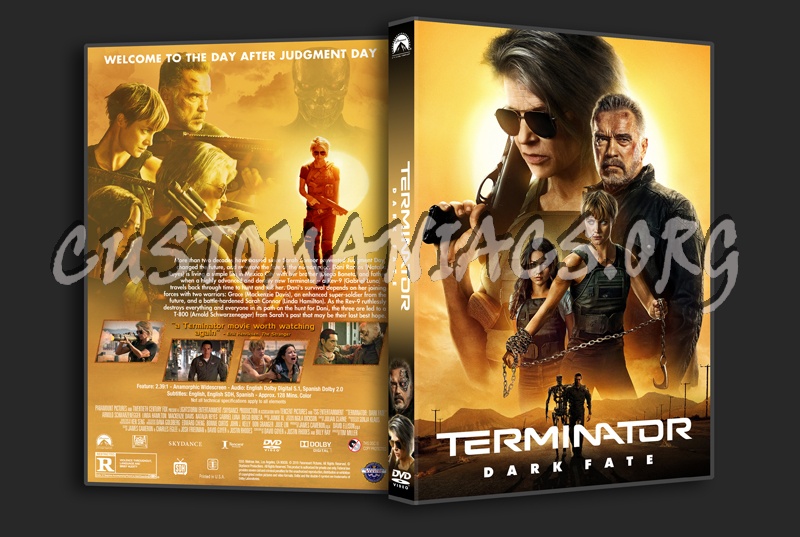 Terminator: Dark Fate dvd cover