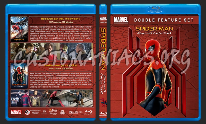 Spider-Man Avengers Collection blu-ray cover