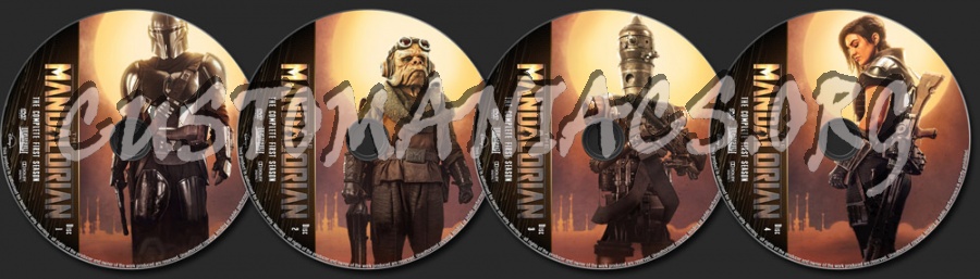 The Mandalorian Season 1 dvd label