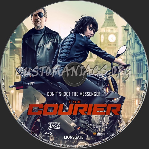 The Courier 2019 blu-ray label