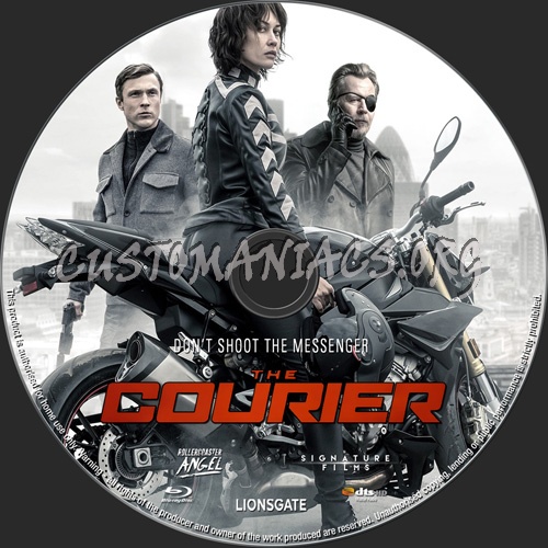 The Courier 2019 blu-ray label