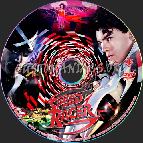 Speed Racer dvd label