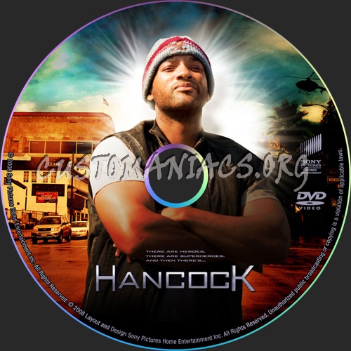 Hancock dvd label