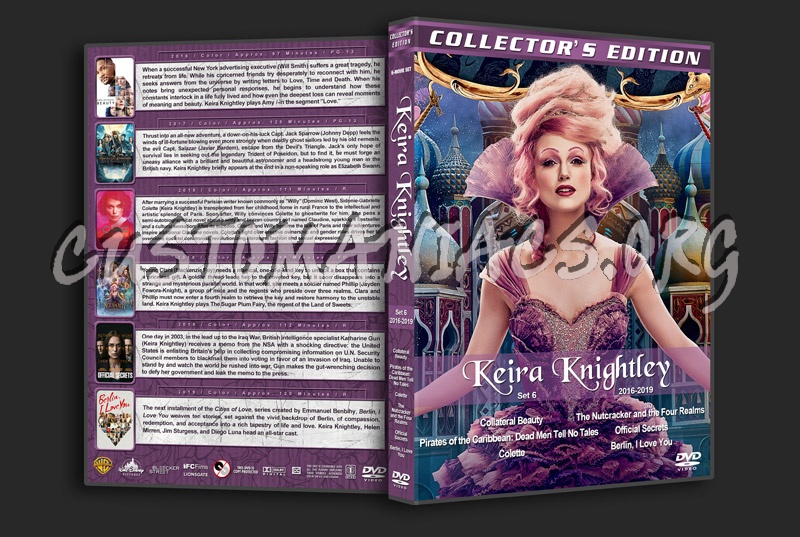 Keira Knightley Filmography - Set 6 (2016-2019) dvd cover
