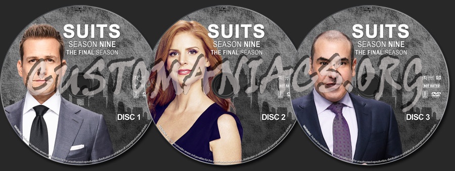 Suits - Season 9 dvd label