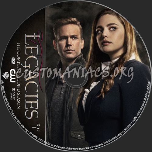 Legacies Season 2 dvd label