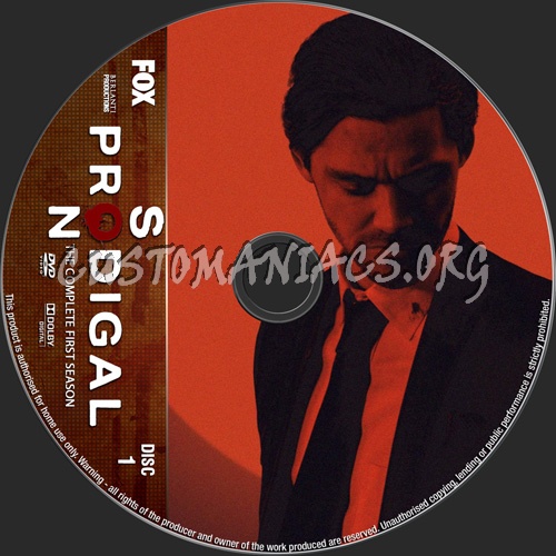 Prodigal Son Season 1 dvd label