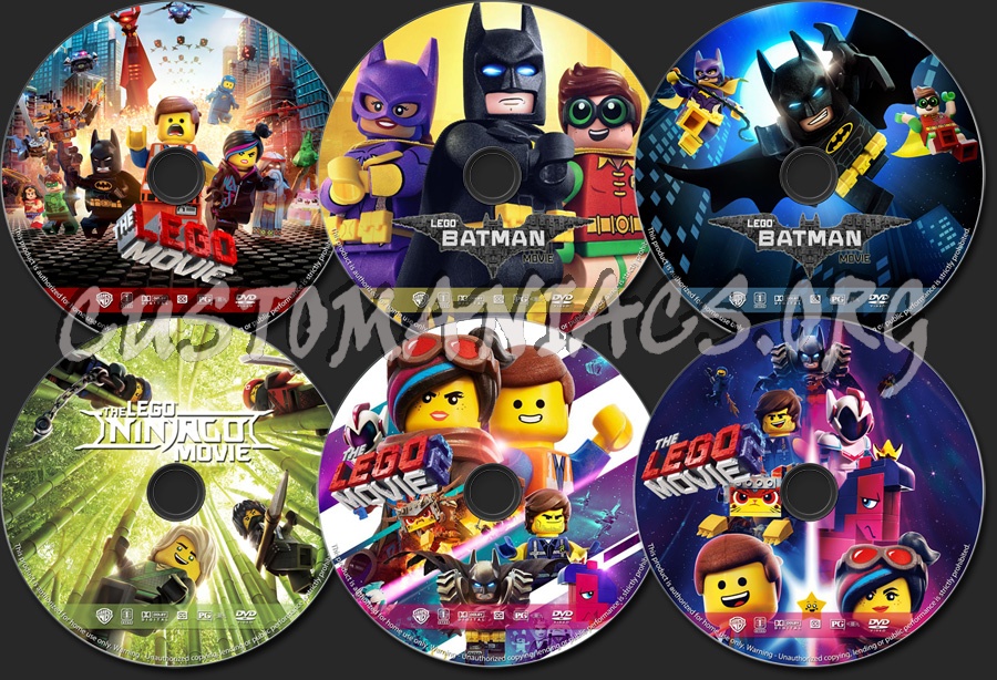 The Lego Movie Franchise Collection dvd label