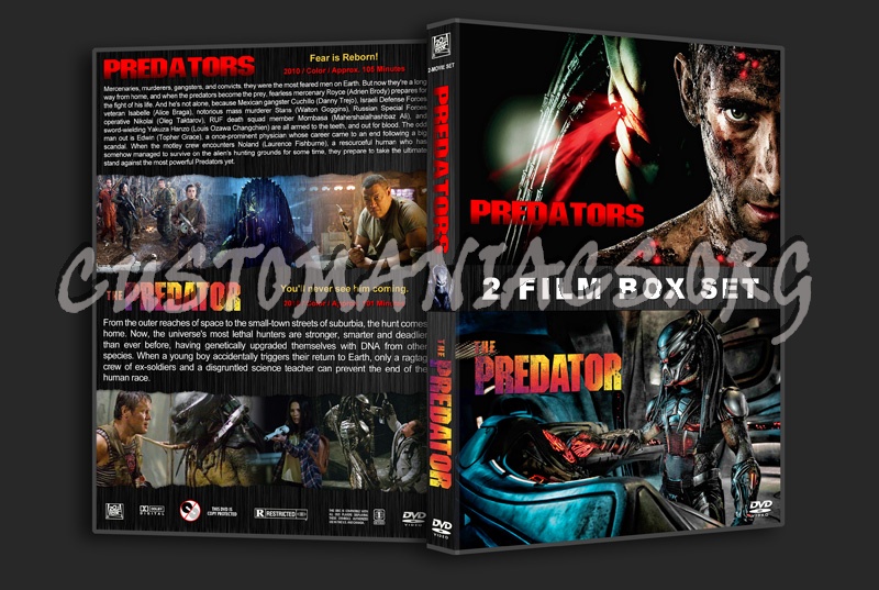 Predators / The Predator Double Feature dvd cover