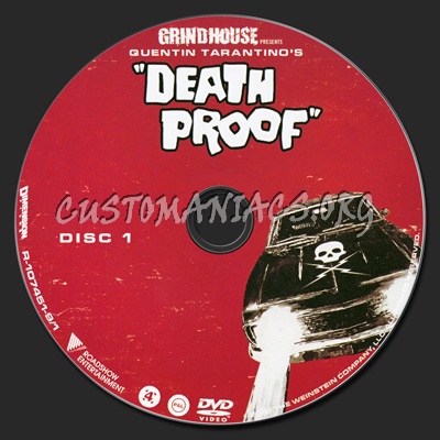Death Proof dvd label