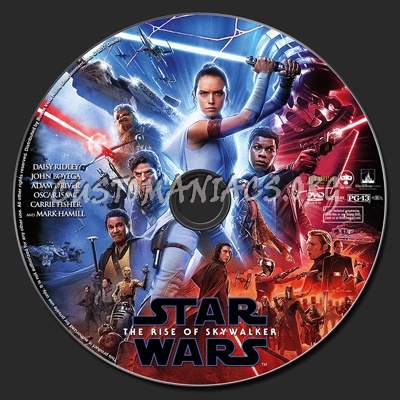 Star Wars: The Rise Of Skywalker dvd label