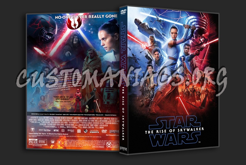 Star Wars: The Rise Of Skywalker dvd cover