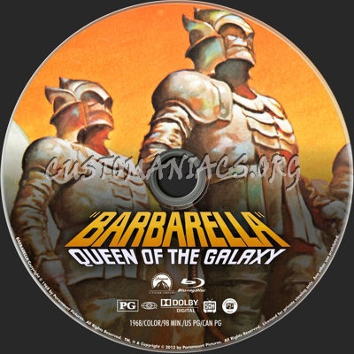 Barbarella blu-ray label