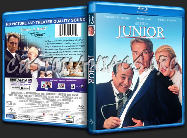 Junior (1994) blu-ray cover