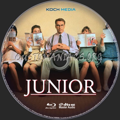 Junior (1994) blu-ray label