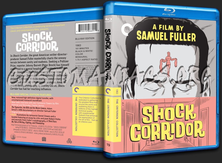 19 - Shock Corridor (1963) blu-ray cover