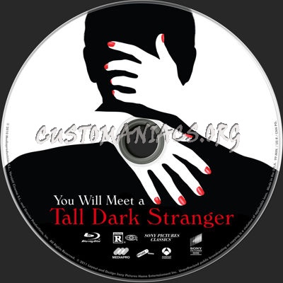 You Will Meet a Tall Dark Stranger blu-ray label