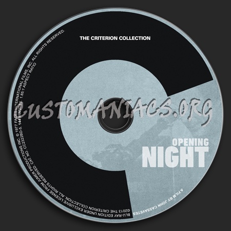 255 - Opening Night dvd label