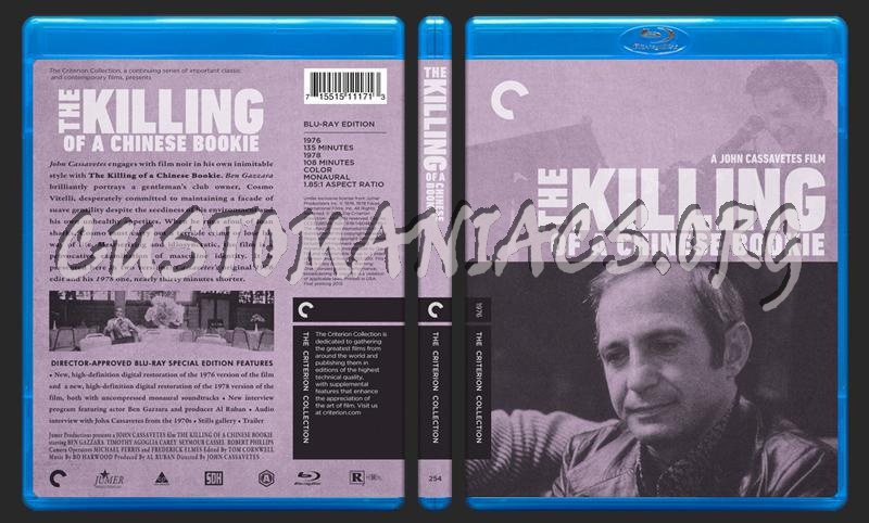 254 - The Killing of A Chinese Bookie blu-ray cover