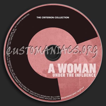 253 - A Woman Under The Influence dvd label