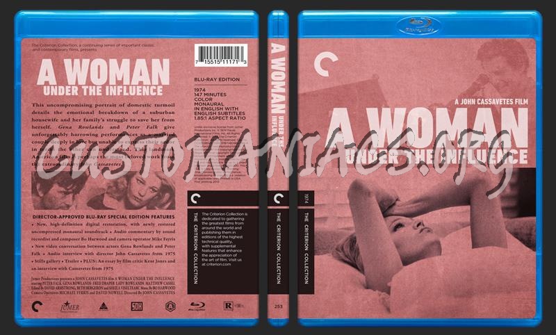 253 - A Woman Under The Influence blu-ray cover