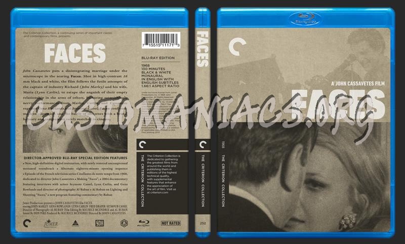 252 - Faces blu-ray cover