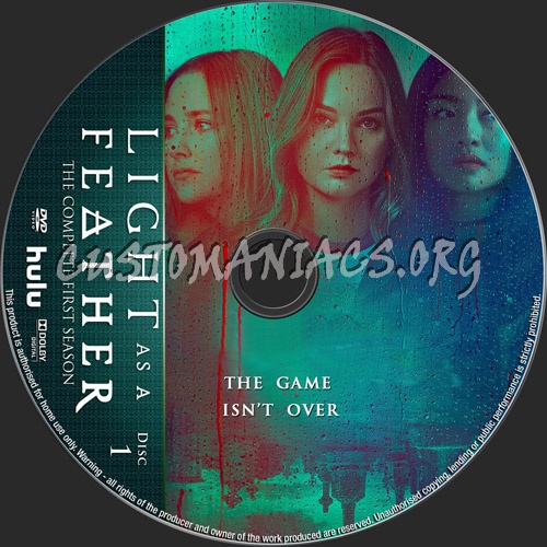 Light As A feather Season 1 dvd label