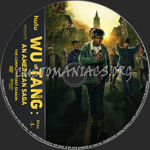 Wu-Tang:An American Saga Season 1 dvd label