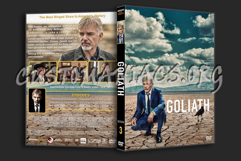 Goliath - Season 3 dvd cover