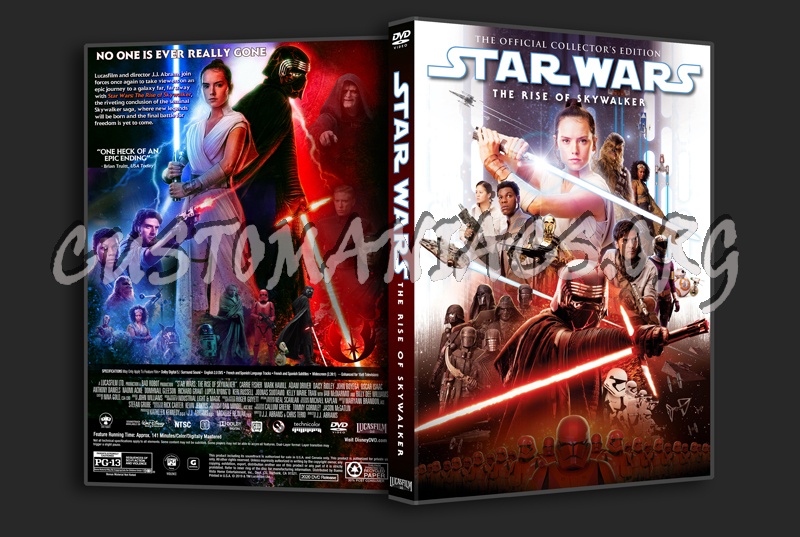 Star Wars: The Rise Of Skywalker dvd cover