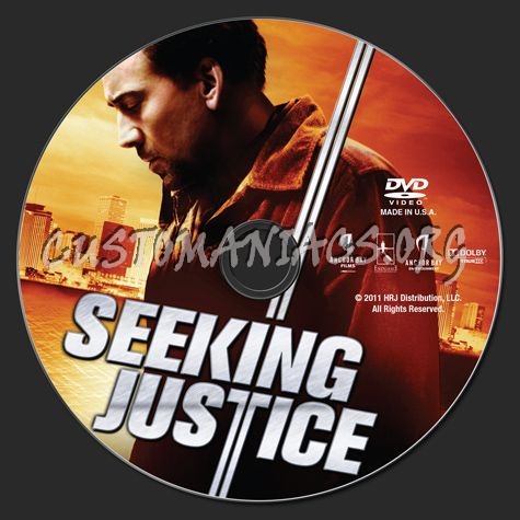 Seeking Justice dvd label