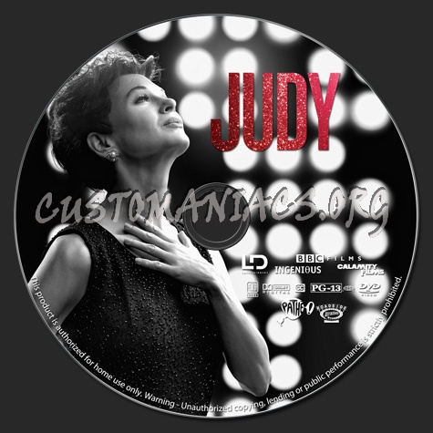 Judy dvd label