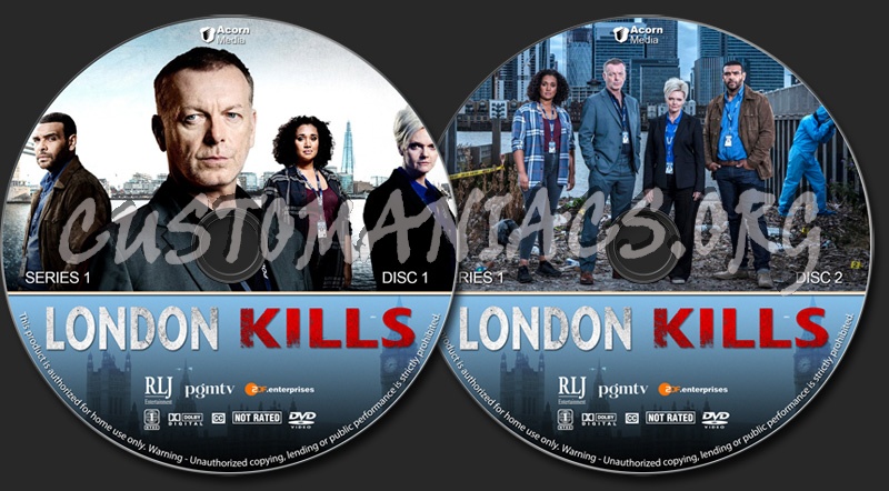 London Kills - Series 1 dvd label