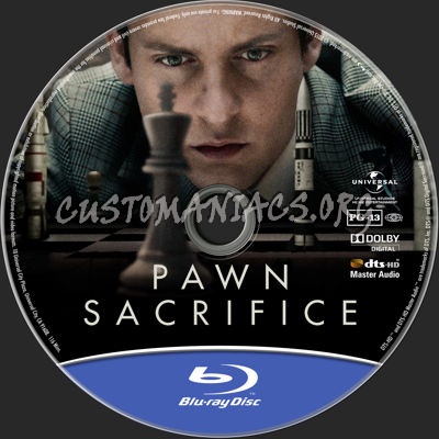 Pawn Sacrifice (2014) blu-ray label