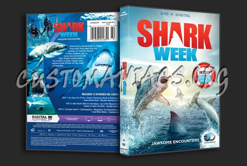 Shark Week Jawsome Encounters dvd cover